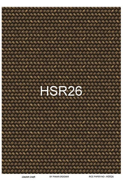 LİNEART Brass Decopage Paper La Hsr26
