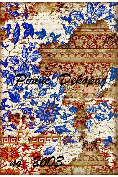 LİNEART Brass Decopage Paper La-2603