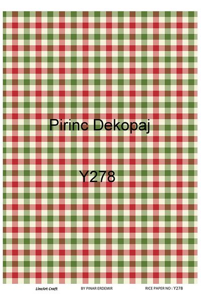 LİNEART Brass Decopage Paper La Y278