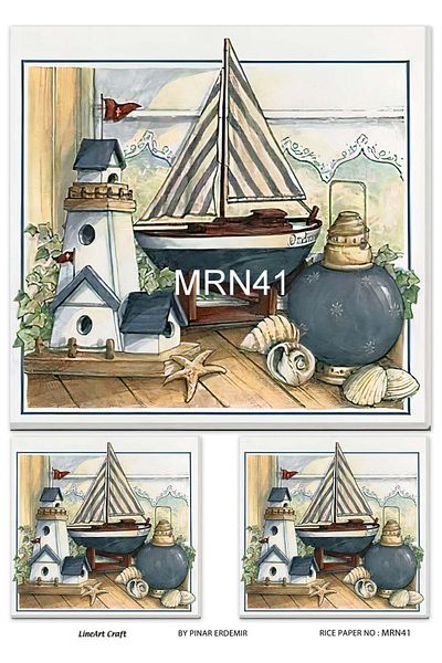LİNEART La-mrn41 Model Brass Decopage Paper