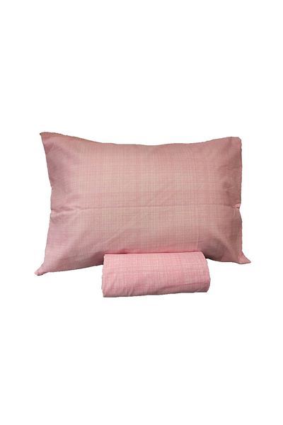 ŞENER HOME Cotton Oversize 2 Pieces, Covered Pillow Clay 180X200 cm - Pink