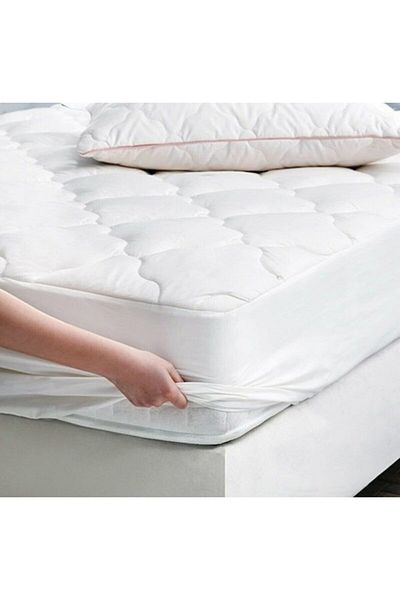 ŞENER HOME Cotton Fitted (RUBBER) Quilted Liquid Proof Bed Mattress Mattress