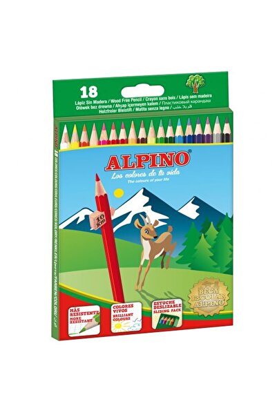 Alpino Yayıncılık Uzun Kuruboya 18'li Al-10656