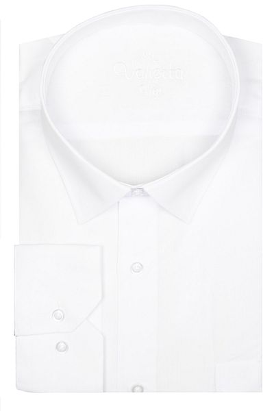 Varetta Ανδρικό λευκό μεγάλο μέγεθος με τσέπες Oversized ίσιο κλασικό πουκάμισο