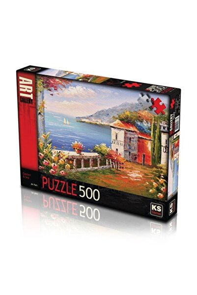 Ks Games Puzzle Yapboz 500 Parça Garden Sea Jin Park