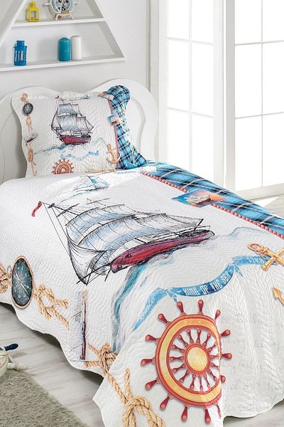 Örtüm Sailor Single Quilted Bedspread