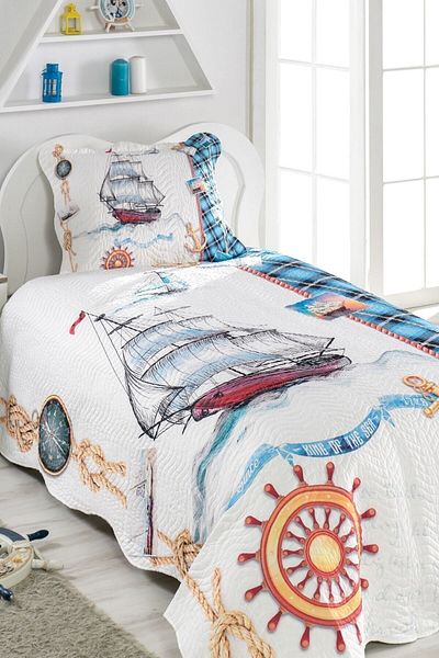 Örtüm Sailor Single Quilted Bedspread