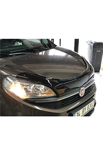 NamTuning Itibar Fiat Doblo Kaput Rüzgarlığı Parlak Siyah 2015-2018 Arası 3.2 Mm Kalın Plastik