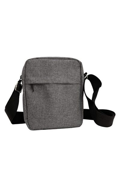 TREND Ανδρική τσάντα Cross Strap Grey 7699