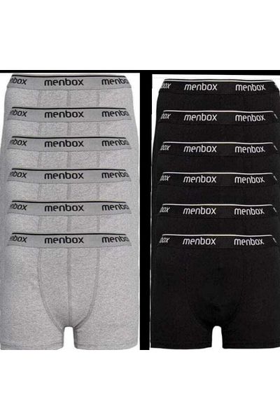 FATELLA Men's Cotton 12-Piece Lycra 2 Color Boxers