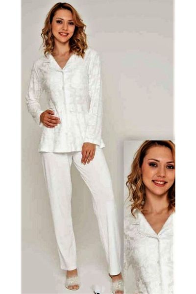 Marilyn Pijama Σετ Πιτζάμες Oversize με κουμπιά New Season Salmon