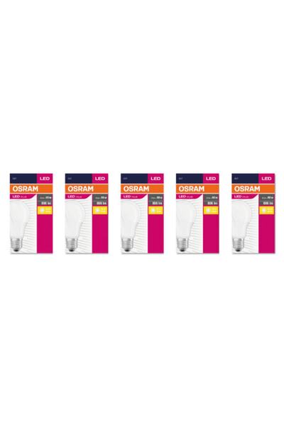 Osram Led Value 8,5w Sarı Işık E-27 806lm Ampul 5 Li Paket