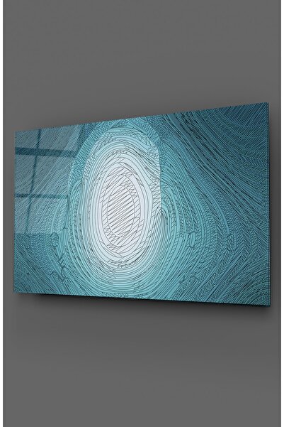 TAULART Tablou din sticlă cu amprentă digitală