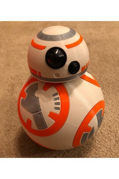 TuransoyCraft Star Wars Güç Uyanıyor Bb 8 Robot Boyalı Büstü 15 Cm