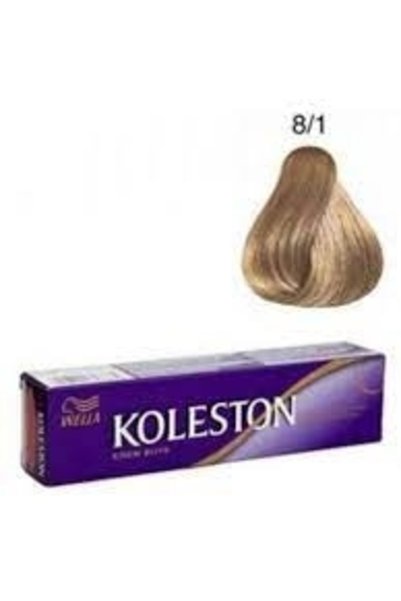 wella koleston Tüp Krem Boya 8/1 Açık Küllü Kumral - 4056800628568
