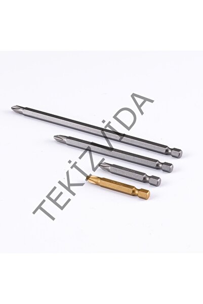 TEKİZ VİDA Sıkma Aparatı Ph2 Yıldız Uç 100 Mm 3 Adet