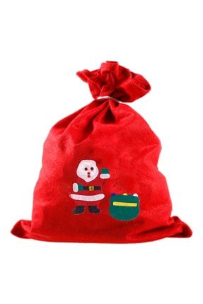 Parti Dolab 1 Adet Noel Baba Kafa Figurlu Y lba Hediye Da tma Cuval Dekoratif Cuval Sus 30x40cm