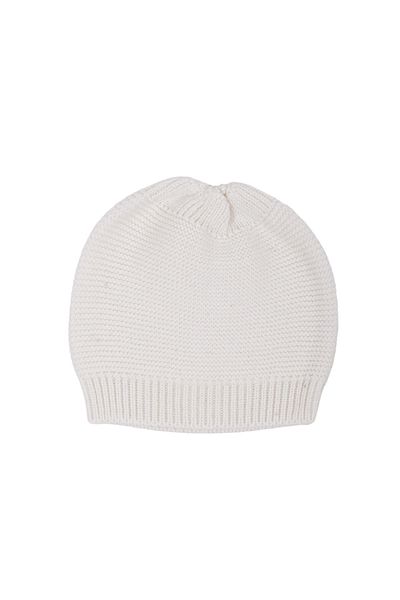 Minora Knitwear Links Baby Beanie 0-12months Bone