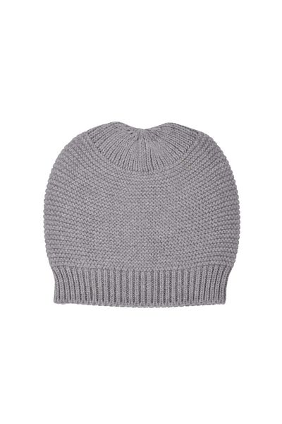 Minora Knitwear Links Baby Beanie 0-12months Gray
