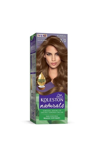 Wella Koleston Naturals Saç Boyası 7/0 Kumral 3 Adet