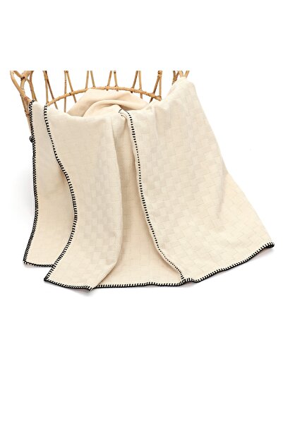 PESHCE Hazel Double Bedspread 180×240 Cm Black