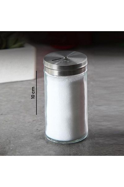 qussine Set of 2 Glass Salt Pepper Shakers Set