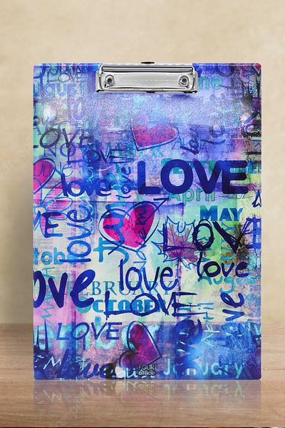 Four Office A4 Love Colorful Quality Secretarial File