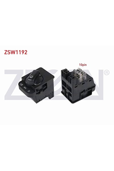 OTOCO Opel Corsa B - Vectra A - Astra F - Combo B - Tıgra A 1988-2001 Far Anahtarı 10 Pin 1241319