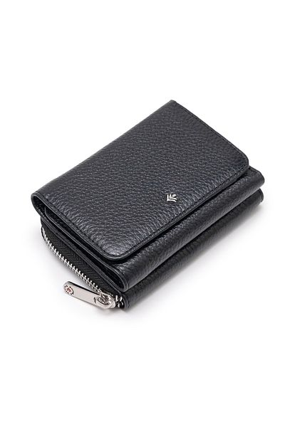Eminsa Black Genuine Leather Women's Wallet
