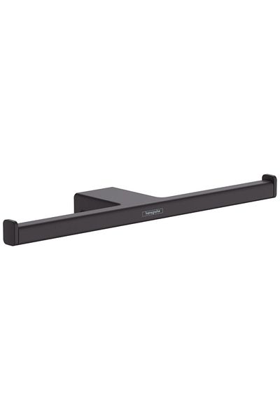 Hansgrohe Addstoris Satin Black Double Toilet Paper Holder