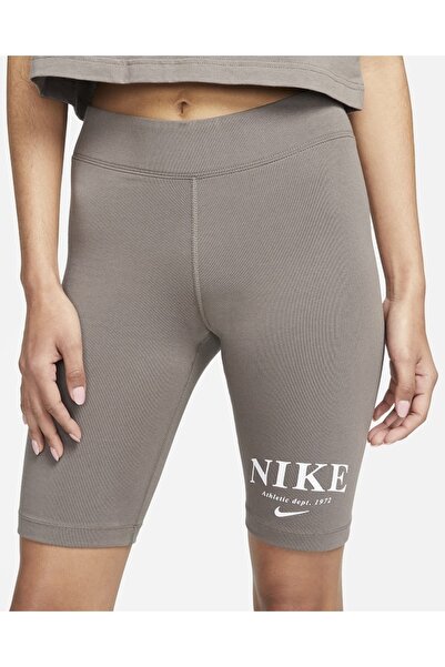 Nike Normal Bel Kadın Spor Tayt - W Nsw Mr Short Gfx