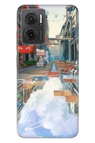 Cekuonline حافظة هاتف Xiaomi Redmi Note 11e بسمك 0.4 ملم من السيليكون بنمط ال...