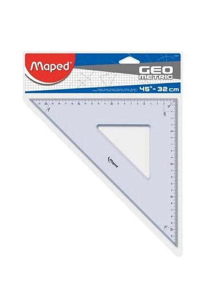 Maped 32cm Technical Miter Plastic Ruler 45°
