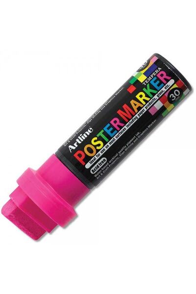 artline Marker pentru postere: 30,0 mm: Roz fosforescent
