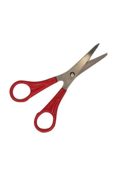 ELUX Stationery Fabric Office School Student Scissors Red 13 Cm No:125