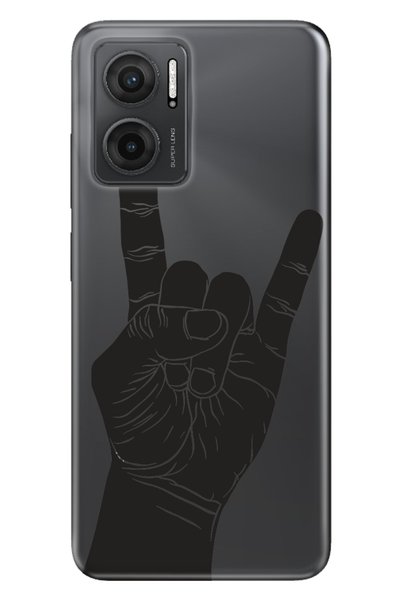 Cekuonline غلاف هاتف Xiaomi Redmi 10 5G بنمط سيليكون Rock'n مقاس 0.4 ملم