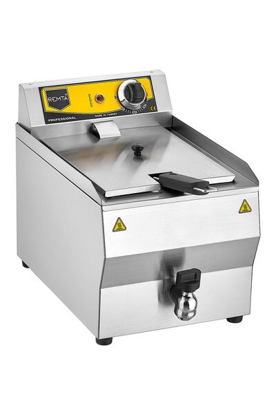 Remta 8 Lt Yağ Tahliye Musluklu Elektrikli Fritöz