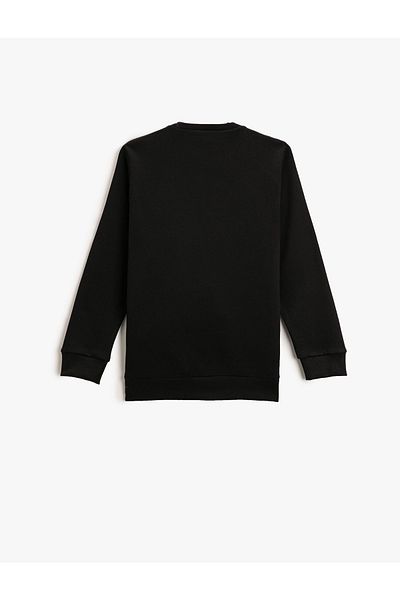 Koton Dinosaur Printed Sweatshirt Crew Neck