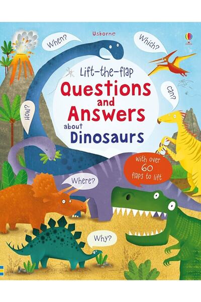 Usborne Lift-the-flap Questions And Answers About Dinosaurs / Kolektif / / 97...