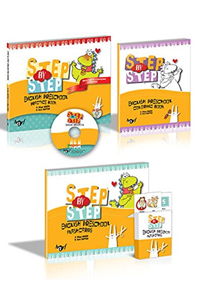 Genel Markalar Step By Step English Preschool Practice Book Set kitabı / D. A...