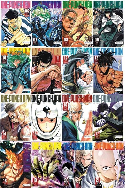 Kurukafa Yayınevi One Punch Man 16 Kitap Set -manga Serisi6.7.8.9.10.11.12.13.14.15.16.17.18.19.20.21.kitap