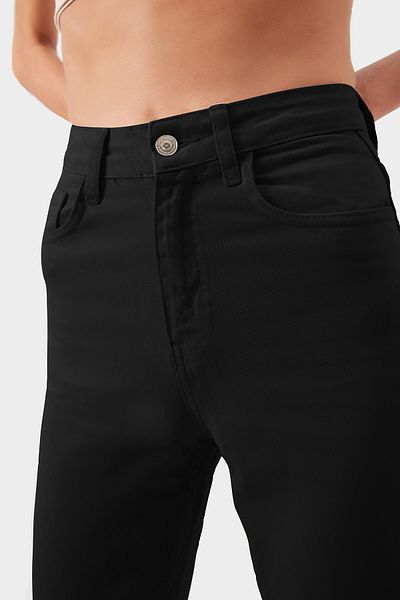 Açelya Okcu Pantaloni Jean cu talie înaltă