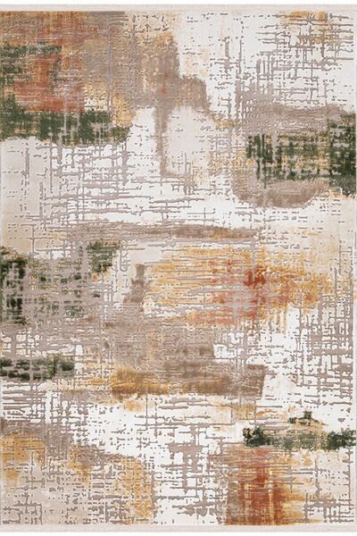 İpek Halı Safarin 7708a Yeşil Akrilik Halı