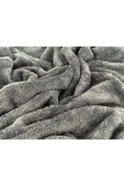ecottonworks Double Wellsoft Blanket Grey Color 180 Cm X 190 Cm