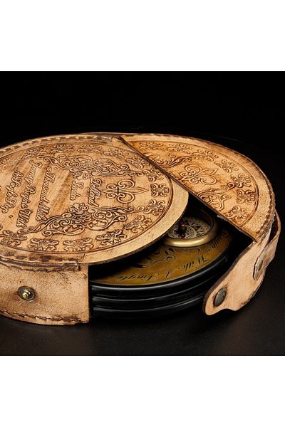 hediyeconcepti Dollond London 1920 Retro Brass Sundial And Table Compass