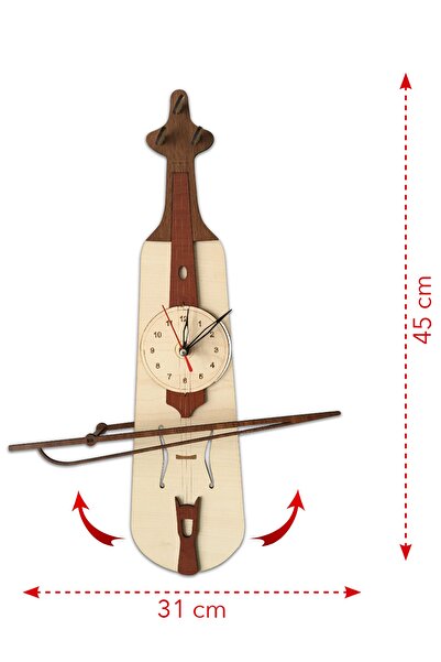 goodtime Kemençe Dekoratif Sarkaçlı Duvar Saati
