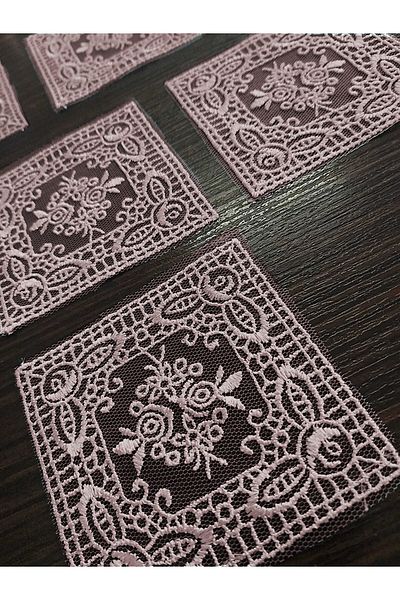 Çt Çeyizci Tekstil مجموعة من 6 أكواب لتقديم مناديل الكوكتيل (السعر التقديمي) - مسحوق