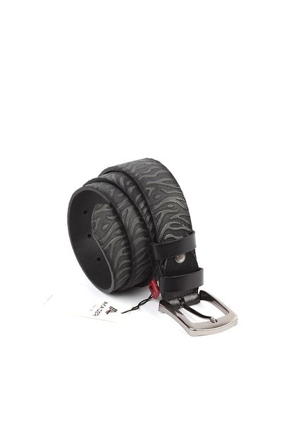 Aka Black Genuine Leather Men's Sports Belt - S210