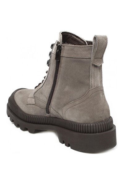 MARCOMEN Ανδρικές μπότες από γνήσιο δέρμα | Μαύρο και βιζόν νούμποκ | Καθημερινά | 16157