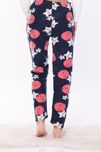 Ladytime Pocketless Winter Fleece Women's Pajama Bottoms Single Bottom Je29